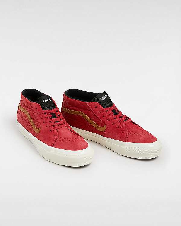 Red Men Vans Premium Sk8-Mid 83 Sneakers NZ | VN2679351