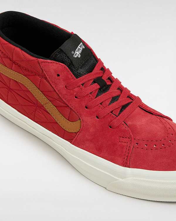 Red Men Vans Premium Sk8-Mid 83 Sneakers NZ | VN2679351