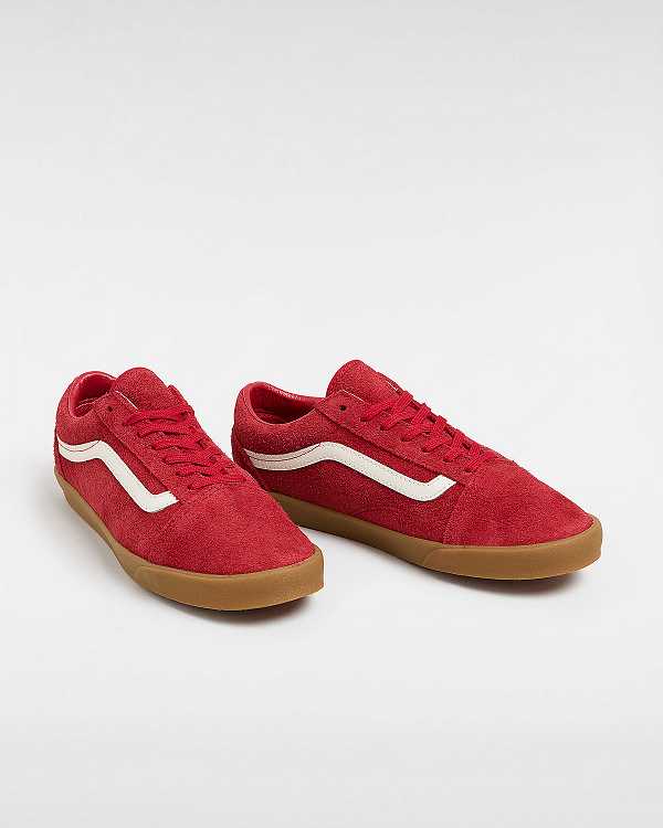 Red Women Vans Old Skool Lowpro Sneakers NZ | VN8325947