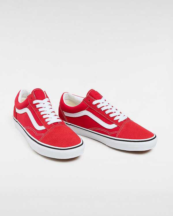 Red Women Vans Old Skool Skate Shoes NZ | VN7823691