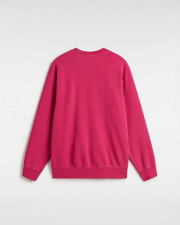 Red Women Vans Tell a Friend Crew Sweatshirt NZ | VN7540932