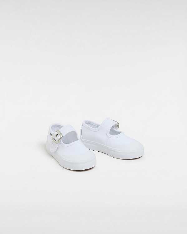 White Kids' Vans Glitter (1-4 Years) Mary Janes NZ | VN9726350