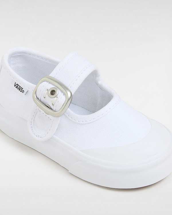 White Kids' Vans Glitter (1-4 Years) Mary Janes NZ | VN9726350