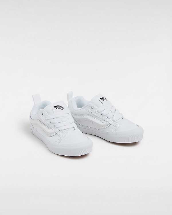 White Kids' Vans Knu Skool (4-8 Years) Sneakers NZ | VN1342697