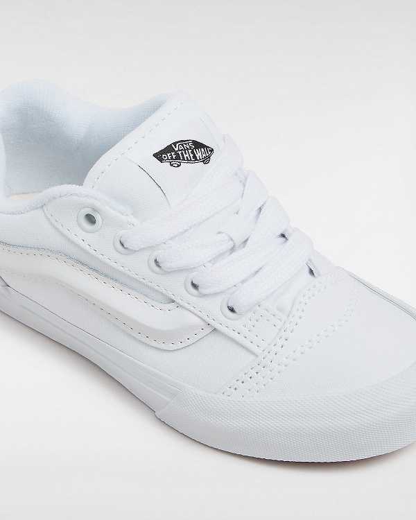 White Kids' Vans Knu Skool (4-8 Years) Sneakers NZ | VN1342697