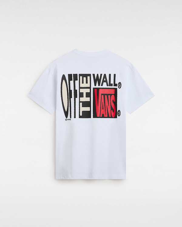 White Men Vans Ave T Shirts NZ | VN9780426