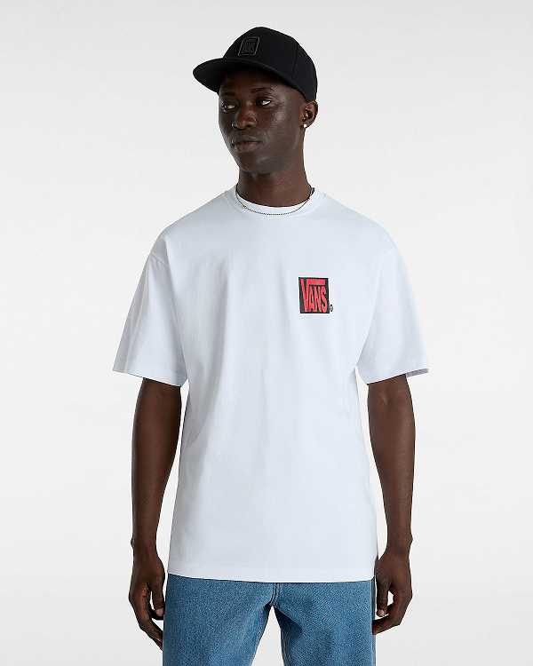 White Men Vans Ave T Shirts NZ | VN9780426