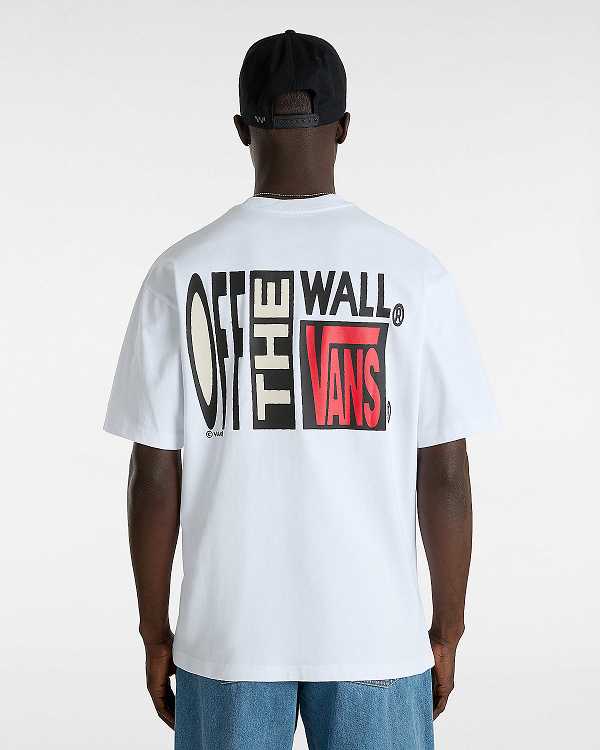 White Men Vans Ave T Shirts NZ | VN9780426