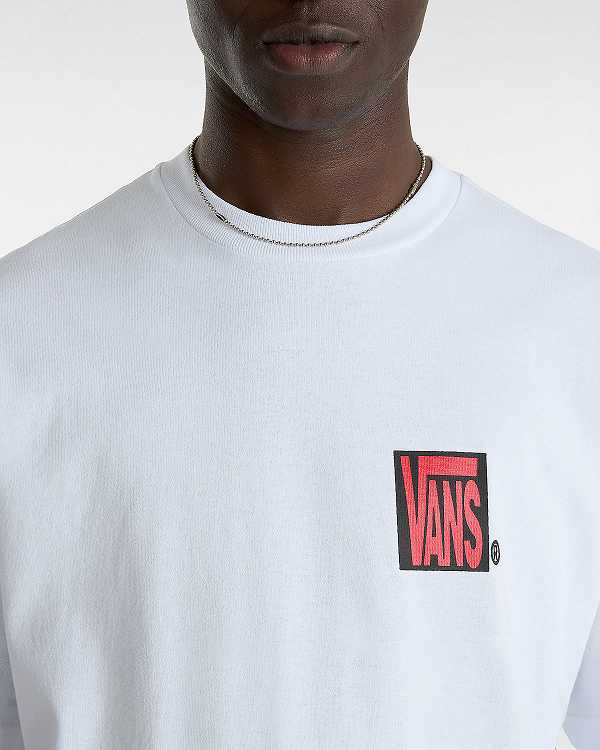 White Men Vans Ave T Shirts NZ | VN9780426