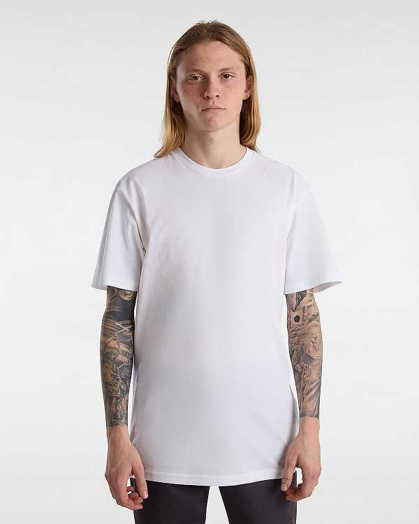 White Men Vans Basic T Shirts NZ | VN2731049