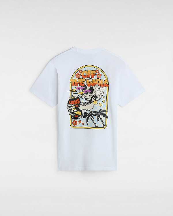 White Men Vans Bouya T Shirts NZ | VN2479860