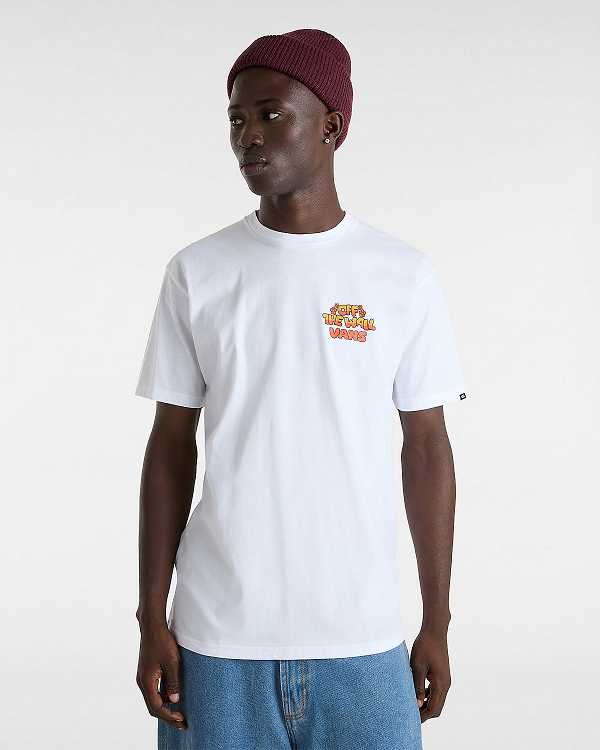 White Men Vans Bouya T Shirts NZ | VN2479860