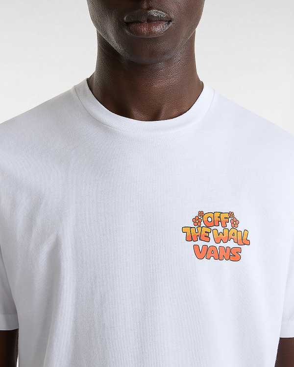 White Men Vans Bouya T Shirts NZ | VN2479860