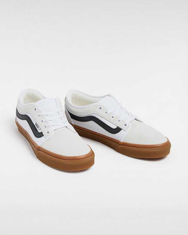 White Men Vans Chukka Low Sidestripe Skate Shoes NZ | VN4190725