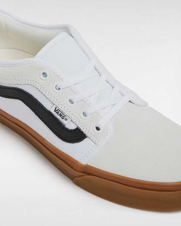 White Men Vans Chukka Low Sidestripe Skate Shoes NZ | VN4190725