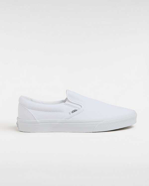 White Men Vans Classic Slip On Shoes NZ | VN8021537