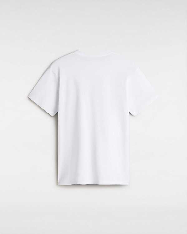 White Men Vans Classic T Shirts NZ | VN8350694