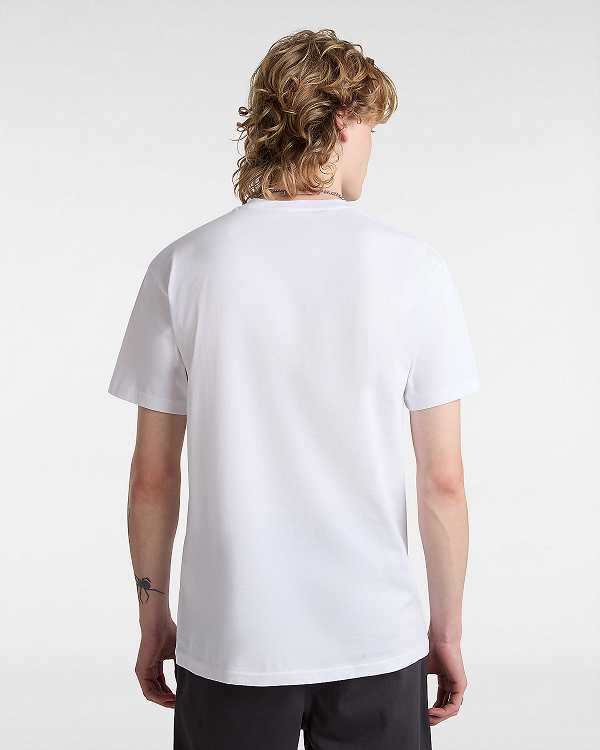 White Men Vans Classic T Shirts NZ | VN8350694