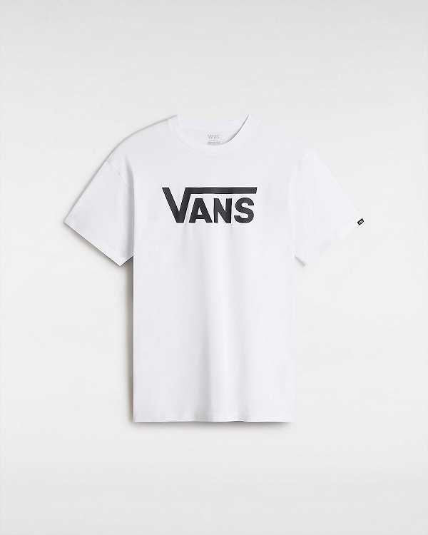 White Men Vans Classic T Shirts NZ | VN8350694