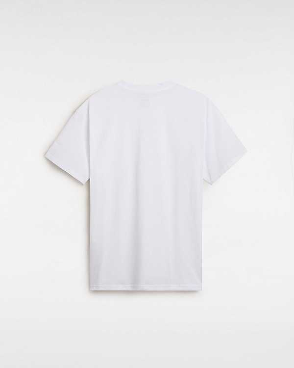 White Men Vans Digital Repair T Shirts NZ | VN4726195