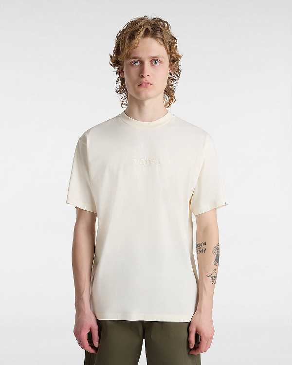 White Men Vans Essential Loose T Shirts NZ | VN3658470