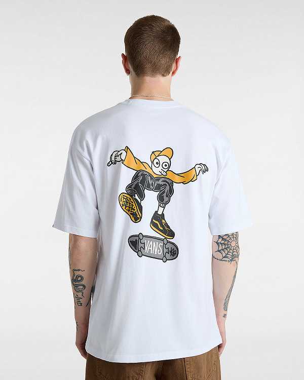 White Men Vans Flipside Loose T Shirts NZ | VN8762941