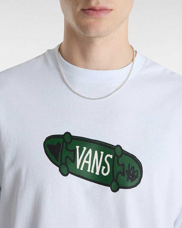 White Men Vans Flipside Loose T Shirts NZ | VN8762941