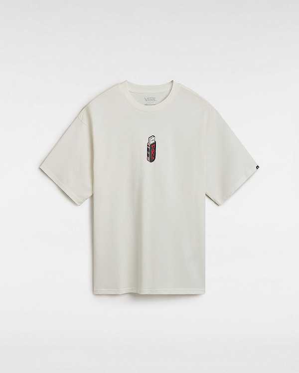 White Men Vans Jump Drive T Shirts NZ | VN4597283