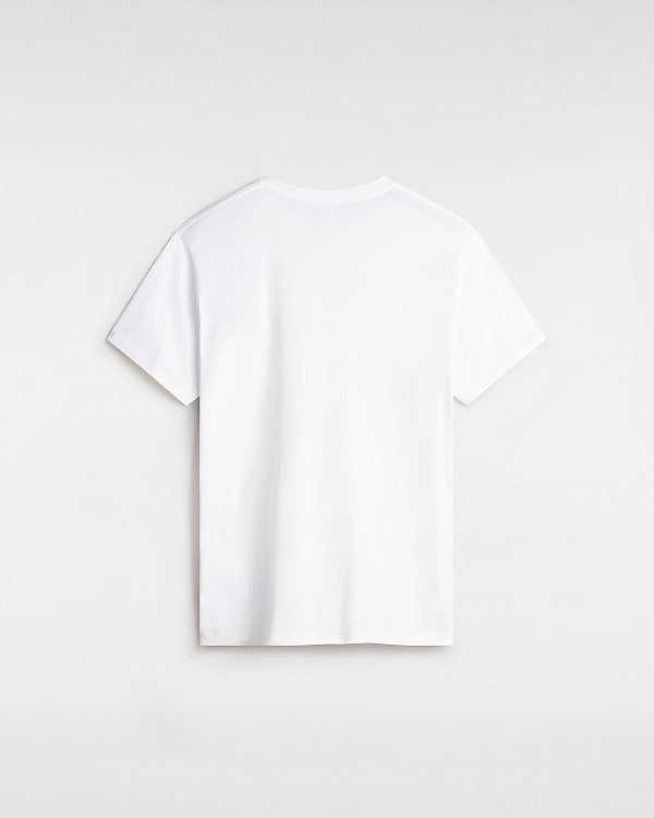 White Men Vans Left Chest Logo T Shirts NZ | VN3701462