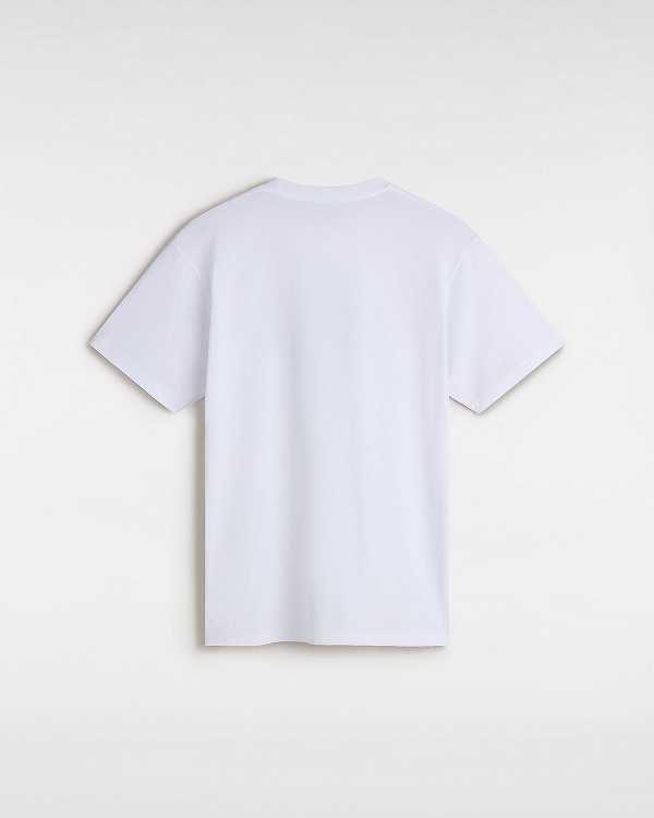 White Men Vans OTW Classic Front T Shirts NZ | VN3514802