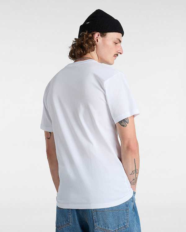 White Men Vans OTW Classic Front T Shirts NZ | VN3514802