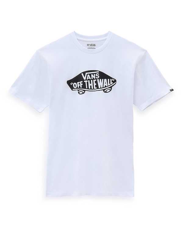 White Men Vans OTW Classic Front T Shirts NZ | VN3514802