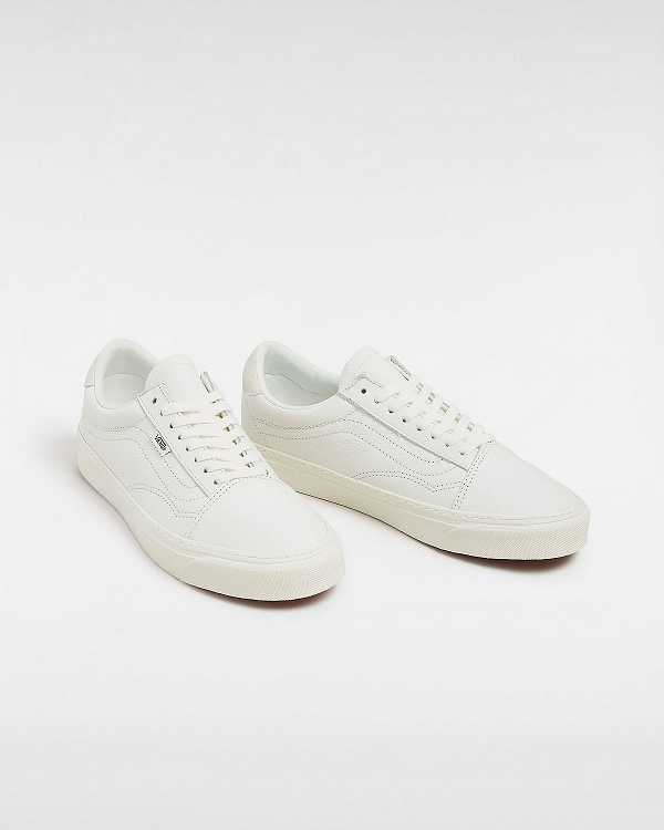 White Men Vans Old Skool Lux Sneakers NZ | VN9607831