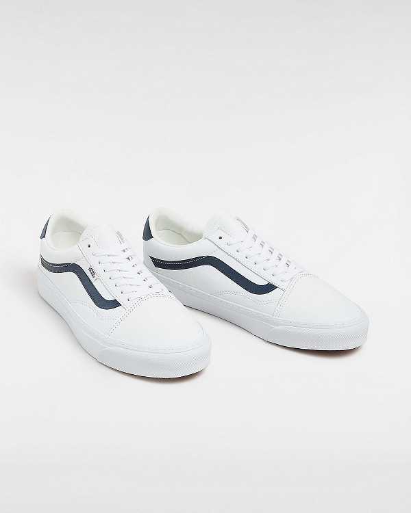 White Men Vans Old Skool Lux Sneakers NZ | VN5061298