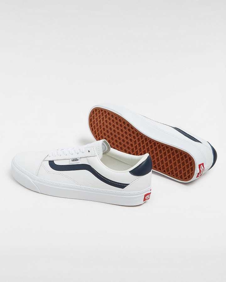 White Men Vans Old Skool Lux Sneakers NZ | VN5061298