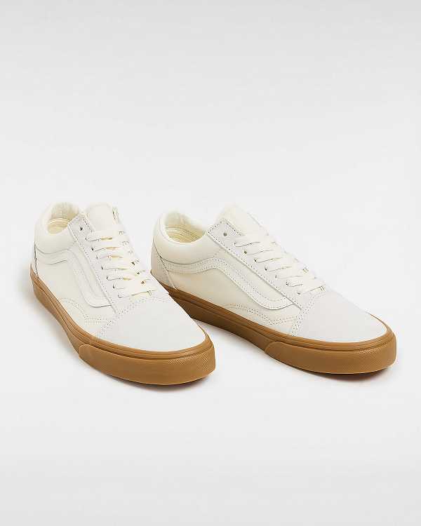 White Men Vans Old Skool Sneakers NZ | VN3840751