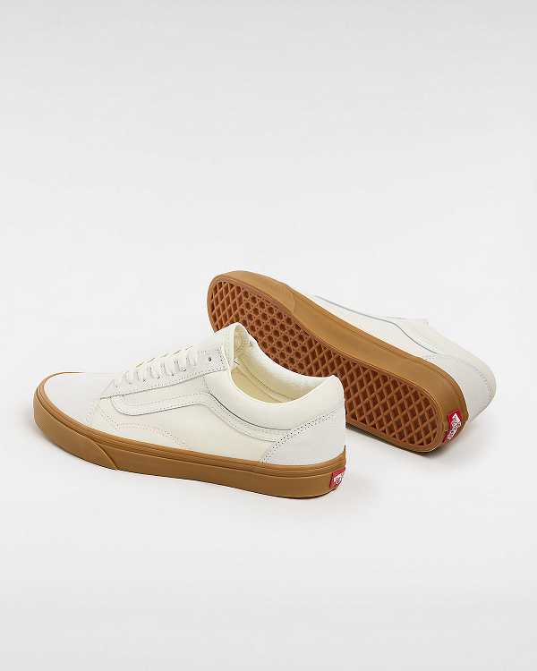 White Men Vans Old Skool Sneakers NZ | VN3840751