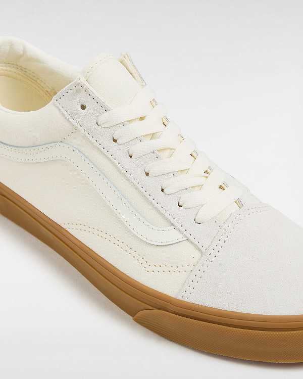 White Men Vans Old Skool Sneakers NZ | VN3840751