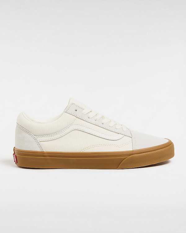 White Men Vans Old Skool Sneakers NZ | VN3840751