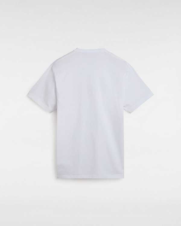 White Men Vans Orbits T Shirts NZ | VN8753910