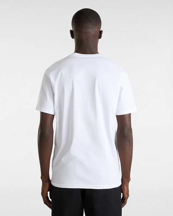 White Men Vans Orbits T Shirts NZ | VN8753910