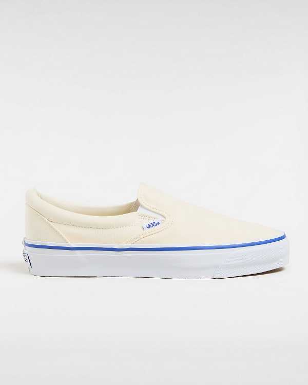 White Men Vans Premium 98 Slip On Shoes NZ | VN2473659