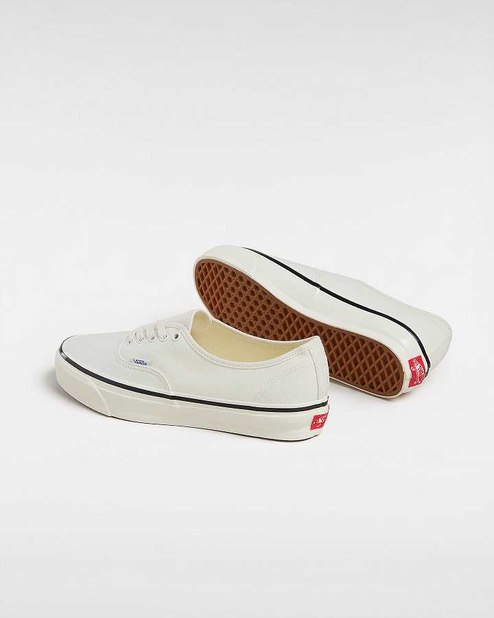 White Men Vans Premium Authentic 44 Duck Canvas Shoes NZ | VN0253961