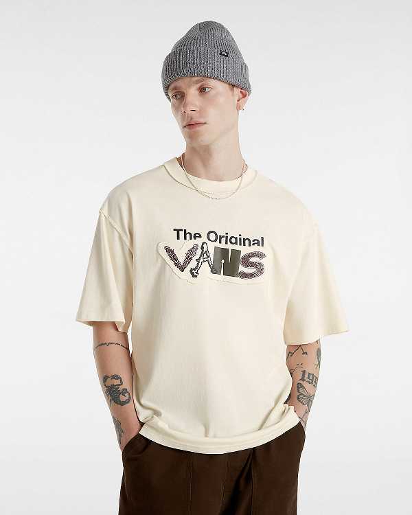 White Men Vans Premium Clash Short Sleeve T Shirts NZ | VN1792834