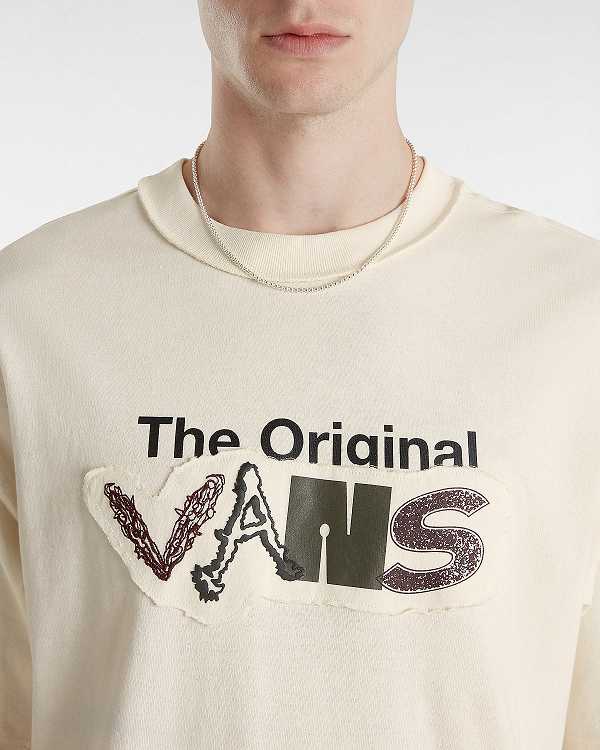 White Men Vans Premium Clash Short Sleeve T Shirts NZ | VN1792834