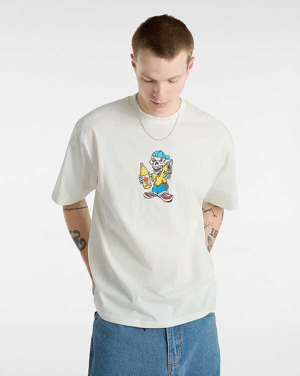 White Men Vans Reggie T Shirts NZ | VN5674201