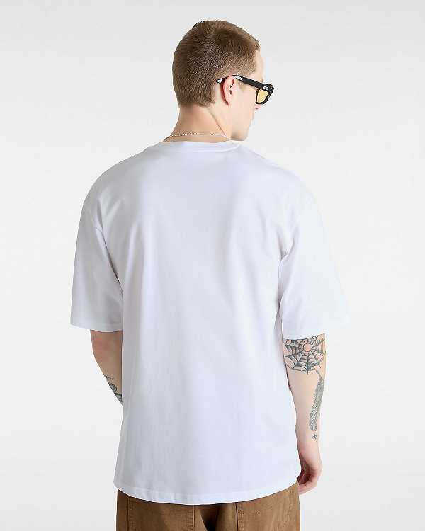 White Men Vans Retro V T Shirts NZ | VN2648307