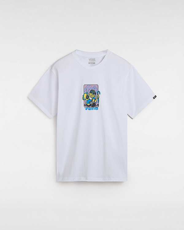 White Men Vans Robbie T Shirts NZ | VN7581306