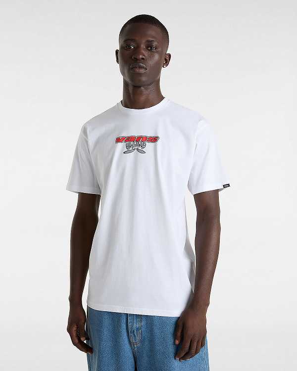 White Men Vans Sakomo T Shirts NZ | VN8475139