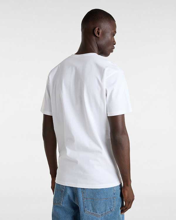 White Men Vans Sakomo T Shirts NZ | VN8475139